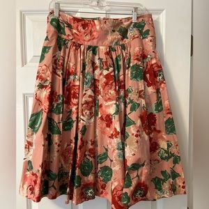 Vintage floral print skirt